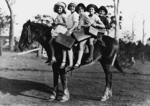 1920s children on horse, State Library of Queensland